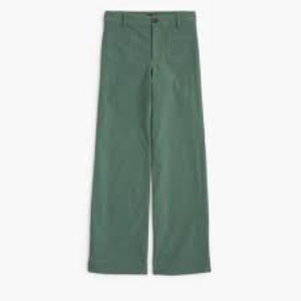 J. Crew Factory Lizzie  Olive Green Chino Pants Sz 31 NWT